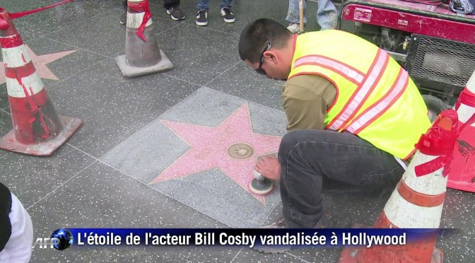 L’étoile de Bill Cosby vandalisée à Hollywood