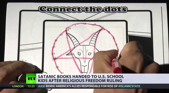 <span style='color:black;font-size:14px;'>Russia Today</span> <span style='color:#DA5725;font-size:26px;'>Satanic books handed to US kids after religious freedom ruling</span>