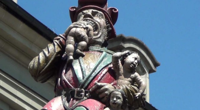 Suiss: La Fameuse Statue du Pédophile Suisse à Berne