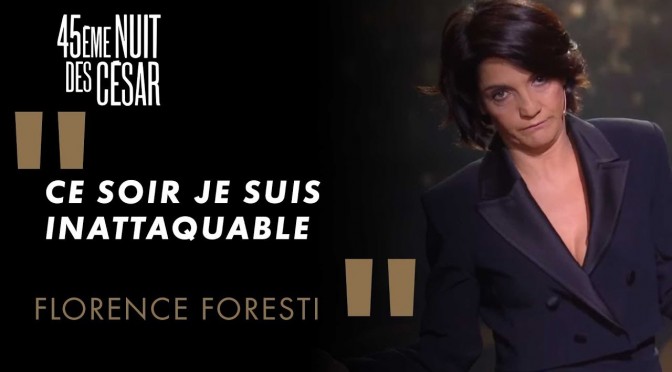 Prestation de Florence Foresti aux César 2020 : « Je suis courageuse d’être là ce soir »
