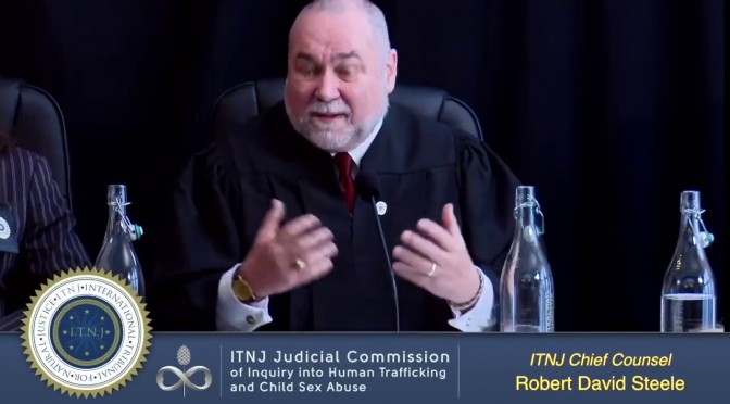 Robert Steele – Commission Judiciaire sur le Trafic d’Enfants et la Pédocriminalité