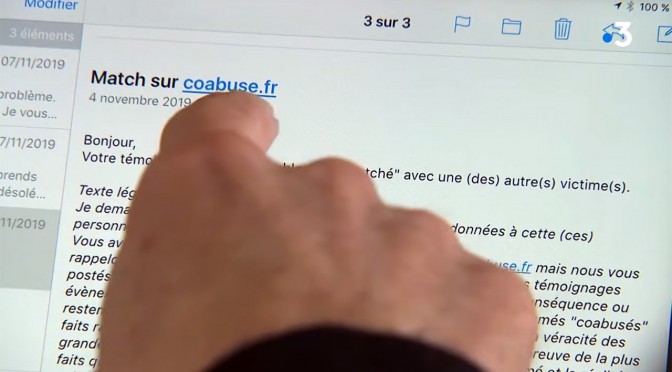 Témoignages d’utilisateurs de Coabuse.fr, un site qui met en relation des victimes qui auraient eu le même violeur